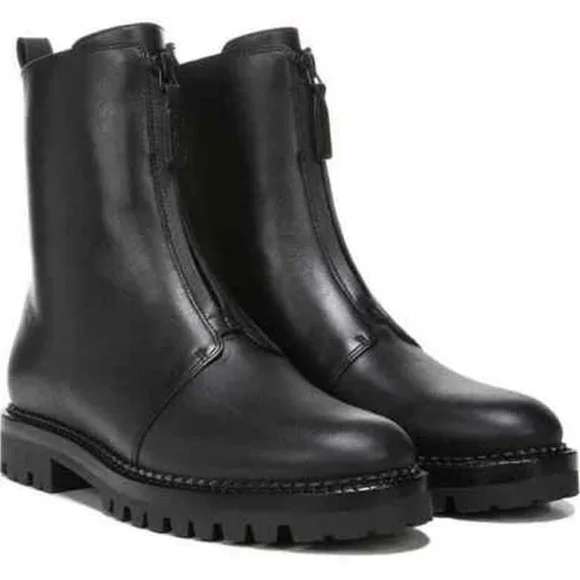 VINCE Cabria Water Resistant Front Zip Boot Size 7 US - Picture 1 of 7